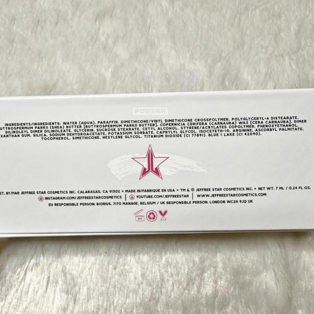 Jeffree Star Mascara in Powder White 7ml NIB❄️ White - Picture 5 of 7